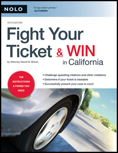 Cover image for Fight Your Ticket & Win in California
